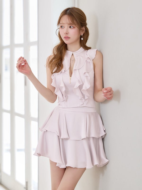 ラベンダー　モデル：ゆめ　身長：160cm　着用サイズ：Sサイズ