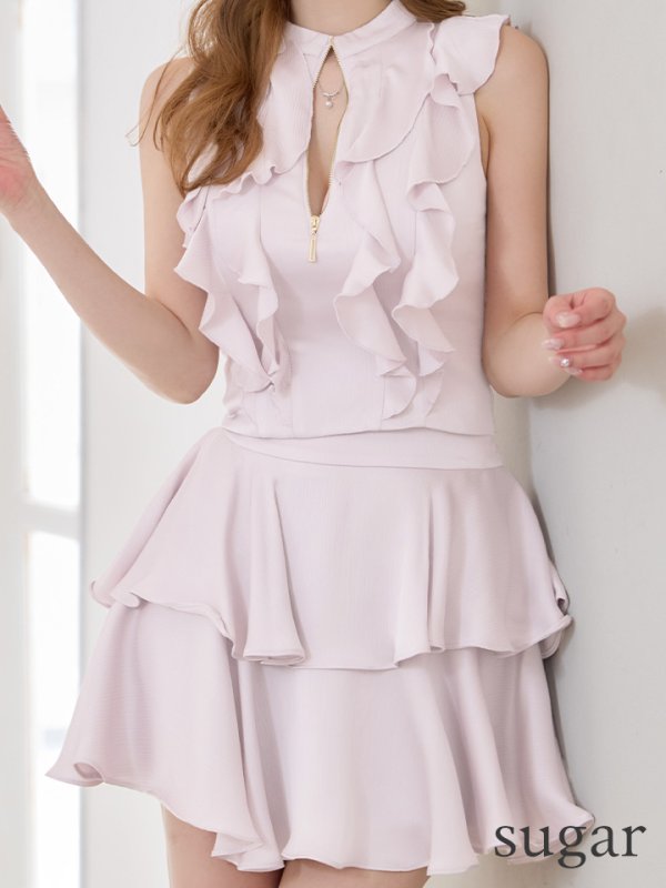 ラベンダー　モデル：ゆめ　身長：160cm　着用サイズ：Sサイズ