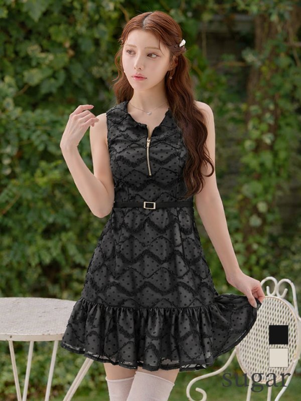 ブラック　モデル：ももか　身長：156cm　着用サイズ：Sサイズ