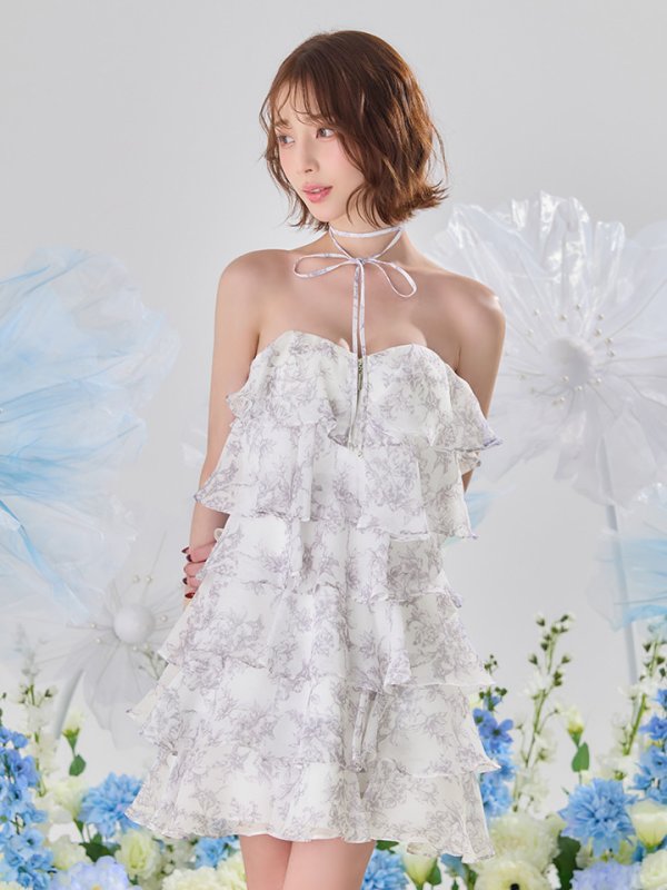 ホワイトxグレー　モデル：りこ　身長：156cm　着用サイズ：Sサイズ