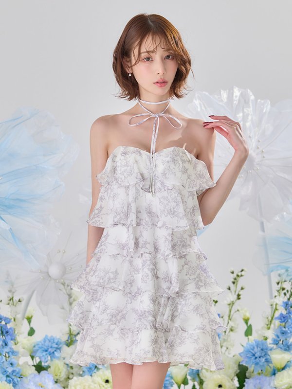 ホワイトxグレー　モデル：りこ　身長：156cm　着用サイズ：Sサイズ