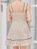ベージュ×ブラック　モデル：せいは　身長：160cm　着用サイズ：Sサイズ