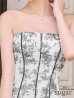 ホワイトxブラック　モデル：るりぴ　身長：165cm　着用サイズ：Sサイズ