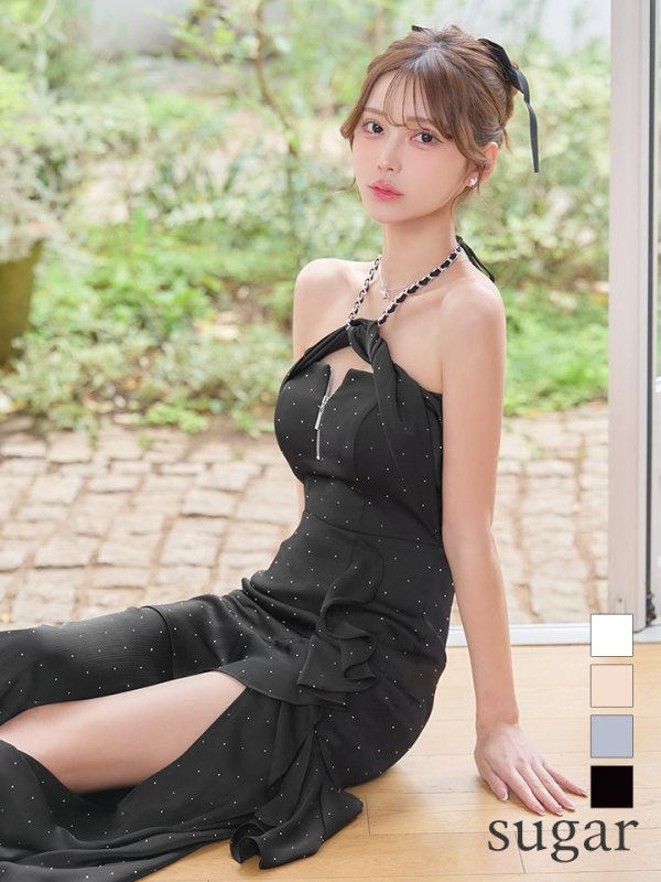 ブラック　モデル：るりぴ　身長：165cm　着用サイズ：Sサイズ