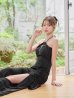 ブラック　モデル：るりぴ　身長：165cm　着用サイズ：Sサイズ