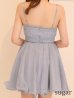 ブルー　モデル：かるあ　身長：156cm　着用サイズ：Sサイズ