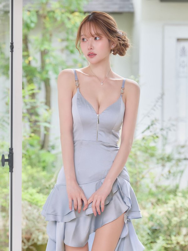 ブルー　モデル：ゆめ　身長：160cm　着用サイズ：Sサイズ