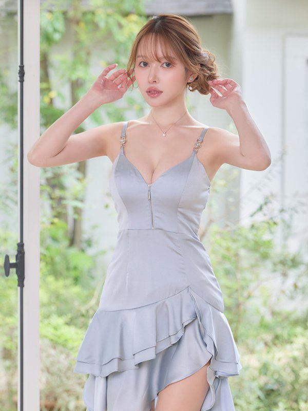 ブルー　モデル：ゆめ　身長：160cm　着用サイズ：Sサイズ
