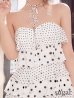 ホワイト　モデル：三上悠亜　身長：159cm　着用サイズ：Sサイズ