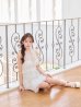 ホワイト　モデル：りな　身長：160cm　着用サイズ：Sサイズ