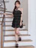 ブラック　モデル：りな　身長：160cm　着用サイズ：Sサイズ