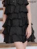 ブラック　モデル：りな　身長：160cm　着用サイズ：Sサイズ