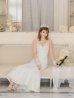 画像12: 【ひなの / 関西コレクション着用】【ANGEL R PREMIUM】ビジュー/ノースリーブ/ マーメイド/ ラメレース/ ロング/ キャバドレスlong[OF2]