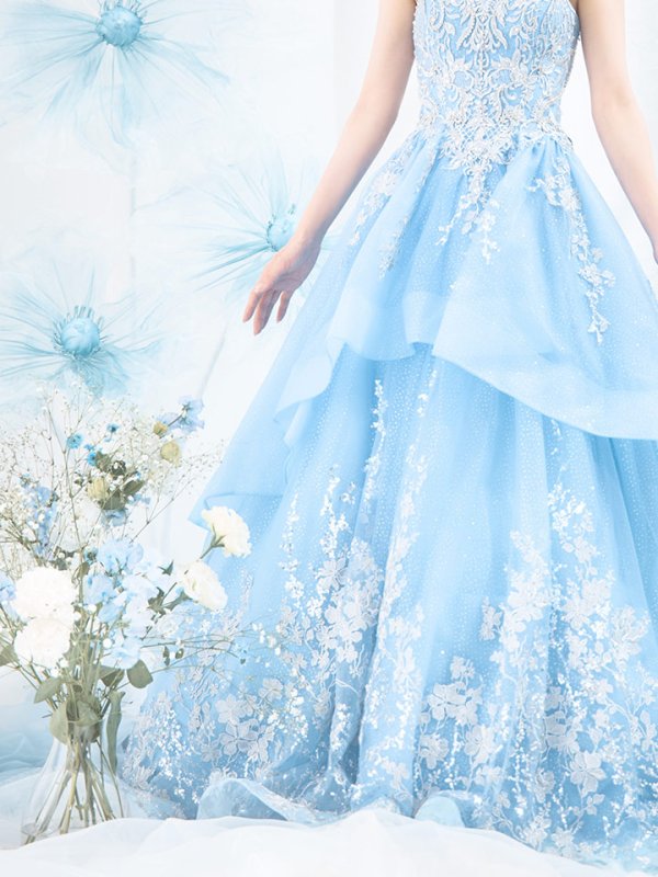 画像20: 【関西コレクション着用】【ANGEL R PREMIUM/エンジェルアールプレミアム】ベア/ ウェディング/ バースデー/ プリンセス/ フラワーレース/ スパンコールビジュー/ キャバドレスlong【HC03】