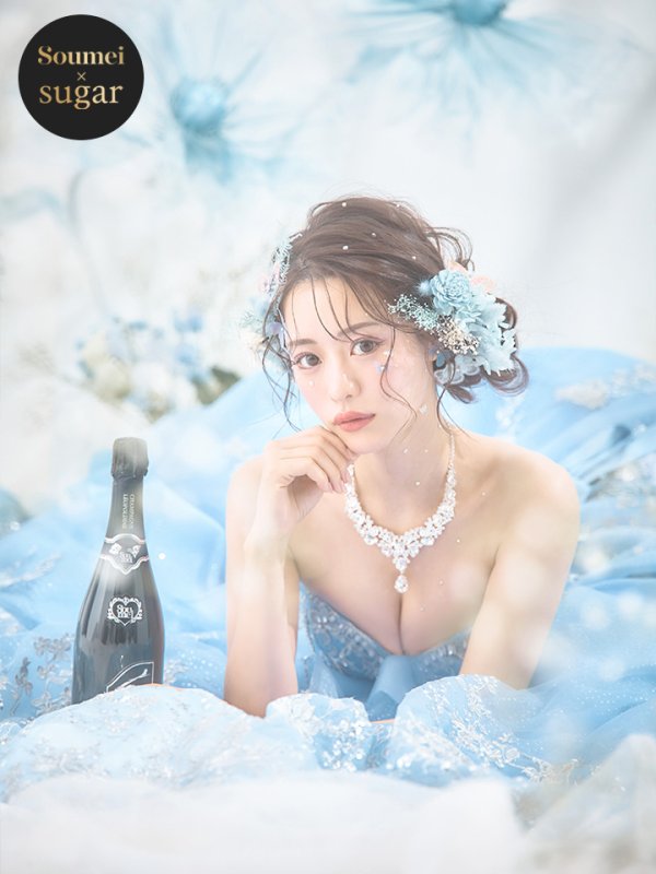 画像3: 【関西コレクション着用】【ANGEL R PREMIUM/エンジェルアールプレミアム】ベア/ ウェディング/ バースデー/ プリンセス/ フラワーレース/ スパンコールビジュー/ キャバドレスlong【HC03】