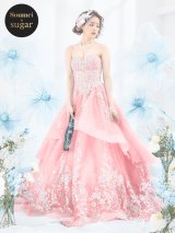 【関西コレクション着用】【ANGEL R PREMIUM/エンジェルアールプレミアム】ベア/ ウェディング/ バースデー/ プリンセス/ フラワーレース/ スパンコールビジュー/ キャバドレスlong【HC03】