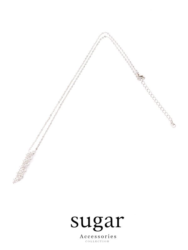 画像6: 【アクセサリー：ネックレス】【ANGEL R/エンジェルアール】ライトニング型ラグジュアリーラインストーンネックレス[OF02-U]