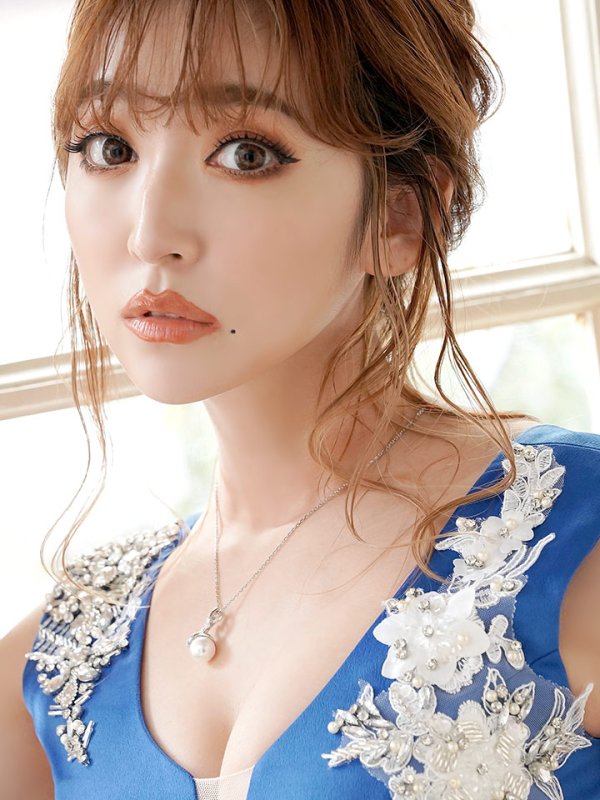 画像3: 【アクセサリー：ネックレス】【ANGEL R/エンジェルアール】リーフモチーフパールラグジュアリーラインストーンネックレス[OF02-U]