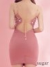 画像9: 人気ドレス再入荷♪【ANGEL R/エンジェルアール】アッパーフラワー/ バックシャン/ ビジュー/ タイト/ ミニドレス/ キャバドレス[OF2]