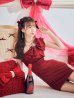 画像21: 【なつき/関西コレクション着用】XSサイズあり【ANGEL R/エンジェルアール】ワンショル/ リボン/ ビジュー/シアー/ タイト/ ミニ/ キャバドレス[OF2]
