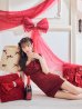 画像22: 【なつき/関西コレクション着用】XSサイズあり【ANGEL R/エンジェルアール】ワンショル/ リボン/ ビジュー/シアー/ タイト/ ミニ/ キャバドレス[OF2]