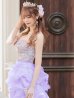 画像26: 【圓谷はく / 関西コレクション着用】【ANGEL R/エンジェルアール】【17color】ビジュー/ ベア/ ショートinロング/ プリンセス / キャバドレス long[OF2]