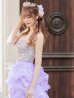 画像22: 【関西コレクション着用】【Angel R/エンジェルアール】【17color】ビジュー/ ベア/ ショートinロング/ プリンセス / キャバドレス long