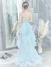 画像10: 【圓谷はく / 関西コレクション着用】【ANGEL R/エンジェルアール】【17color】ビジュー/ ベア/ ショートinロング/ プリンセス / キャバドレス long[OF2]