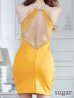 画像9: 訳あり商品☆汚れあり☆XSサイズあり【ANGEL R/エンジェルアール】アメスリ/ ホルターネック/ デコルテパールビジュー/ バックシースルーレース/ タイト/ ミニドレス/ キャバドレス[OF2]