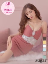 sugarオリジナルカラーあり☆XSサイズあり【Angel R/エンジェルアール】 キャミソール/ ウエストレース/ パール/ ビジュー/ タイト/ ミニドレス/ キャバドレス