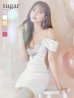 画像13: XSサイズあり【ANGEL R/エンジェルアール】3WAYショルダー/ オフショルダー/ ワンカラー/ バストフラワーパールビジュー/ タイト/ ミニドレス/ キャバドレス[OF2]