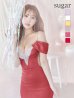 画像24: XSサイズあり【ANGEL R/エンジェルアール】3WAYショルダー/ オフショルダー/ ワンカラー/ バストフラワーパールビジュー/ タイト/ ミニドレス/ キャバドレス[OF2]