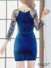 ネイビー モデル：杉山佳那恵　身長：158cm　着用サイズ：Sサイズ