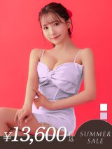 【サマーセール開催中！! 】XSサイズあり【ANGEL R/エンジェルアール】ビックリボン/ キャミソール/ フラワーレース/ ワンカラー/ タイト/ ミニドレス/ キャバドレス[OF2]