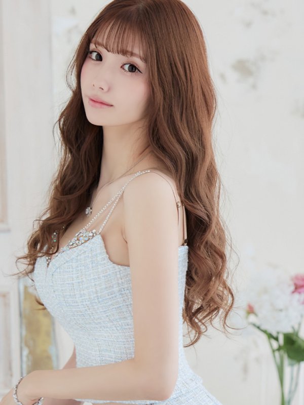 画像12: 【LIMITED SALE開催中！! 11月11日より順次発送予定】背の低い方必見！【ANGEL R/エンジェルアール】ツイード/ ショルダーバストビジュー/ セパレート/ フレア/ マイクロミニドレス/ キャバドレス[OF2]