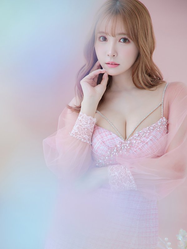 画像15: 【サマーセール開催中！! 】XSサイズあり【ANGEL R/エンジェルアール】チェック/ バストパールビジュー/ ロングスリーブ/ 長袖/ 袖あり/ タイト/ ミニドレス/ キャバドレス[OF2]