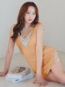 画像3: XSサイズあり【ANGEL R/エンジェルアール】バストスリット/ ビジュー/ ギャザー/ タイト/ ミニドレス/ キャバドレス[OF2]