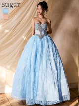 【ANGEL R/エンジェルアール】ベア/ ウェディング/ バースデー/ プリンセス/ コルセット/ フラワーレース/ バストビジュー/ ウエストシースルー/ キャバドレスlong[HC03]