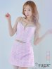 画像7: XSサイズあり【ANGEL R/エンジェルアール】バストビジュー/ チェックツイード/ セパレート/ フレア/ ミニドレス/ キャバドレス[OF2]