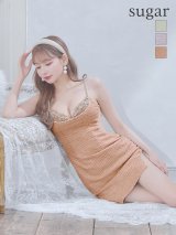 XSサイズあり【ANGEL R/エンジェルアール】バストレース/ ショルダービジュー/ チェック/ ツイード/ タイト/ ミニドレス/ キャバドレス[OF2]