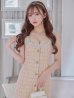 画像28: XSサイズあり【ANGEL R/エンジェルアール】チェックツイード/ バストパールビジュー/ フロントボタン/ フレア/ ミニドレス/ キャバドレス[OF2]