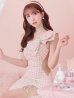 画像11: sugarコラボ商品☆XSサイズあり【ANGEL R/エンジェルアール】ワンショルダー/ 千鳥柄/ ツイード/ ビッグリボンパールビジュー/ タイト/ ミニ/ キャバドレス[OF2]