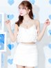 画像9: XSサイズあり【ANGEL R/エンジェルアール】 アッパーフリル/ バストウエストビジュー/ セパレート/ フレア/ マイクロミニ/ ミニドレス/ キャバドレス[OF2]