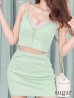 画像8: XSサイズあり【ANGEL R/エンジェルアール】バストビジュー/ ファスナー/ キャミソール/ セパレート/ マイクロミニ/ タイト/ ミニドレス/ キャバドレス[OF2]