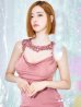 画像21: XSサイズあり【ANGEL R/エンジェルアール】デコルテフラワーレース/ パールチェーンチャーム/ ドレープ/ タイト/ ミニドレス/ キャバドレス[OF2]