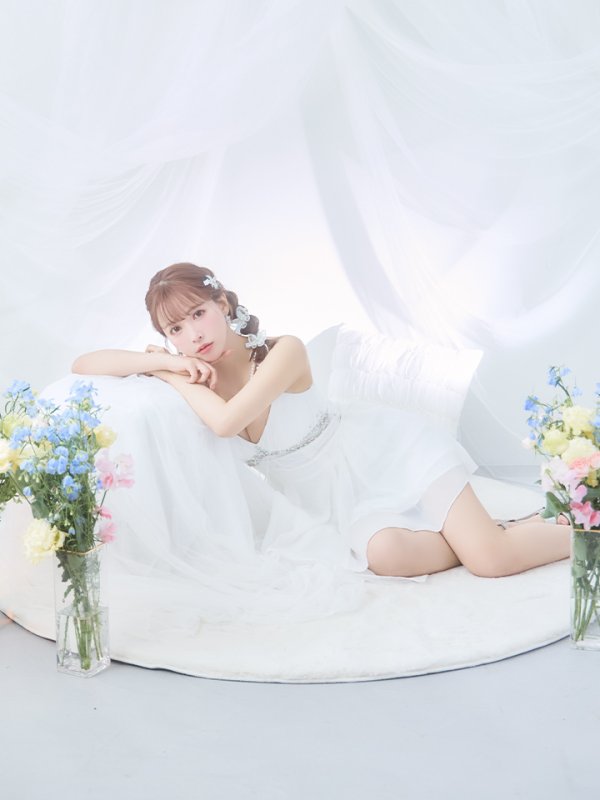 画像7: XSサイズあり【ANGEL R/エンジェルアール】パールチェーン/ バストビジュー/ キャミソール/ フレア/ ミニドレス/ キャバドレス[OF2]