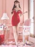 画像13: XSサイズあり【ANGEL R/エンジェルアール】 シフォンスリーブ/ ビジュー/ メッシュ/ ミニドレス/ キャバドレス[OF2]