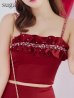 画像17: XSサイズあり【ANGEL R/エンジェルアール】バストフリル/ パール/ ビジュー/ ベアトップ/ セパレート/ タイト/ ミニドレス/ キャバドレス[OF2]