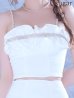 ホワイト　モデル：れみれみ　身長：163cm　着用サイズ：Sサイズ