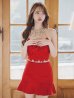 画像8: XSサイズあり【ANGEL R/エンジェルアール】バストツイストデザイン/ デコルテビジュー/ セパレートスタイル/ マイクロミニ/ ミニドレス/ キャバドレス[OF2]